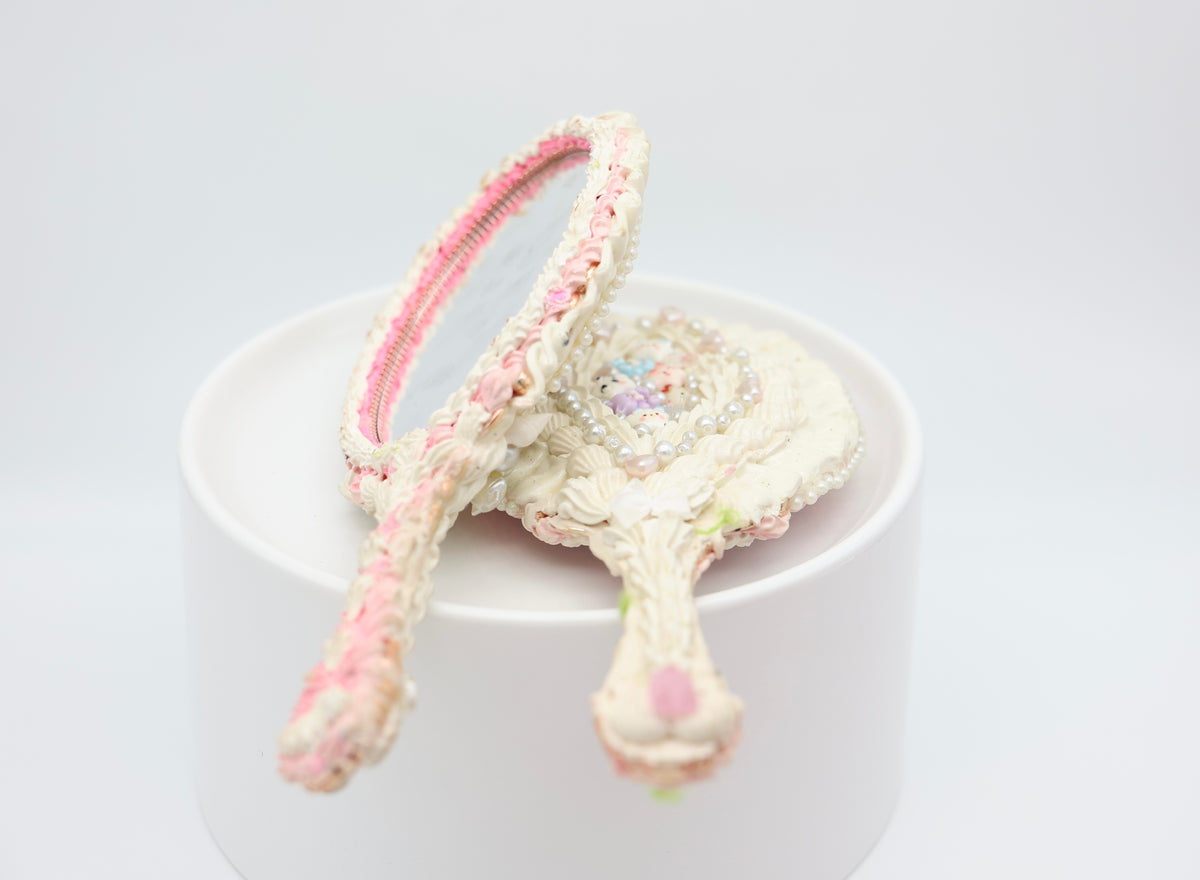 Vintage Cake Hand Mirror
