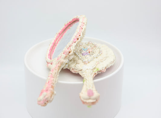 Vintage Cake Hand Mirror