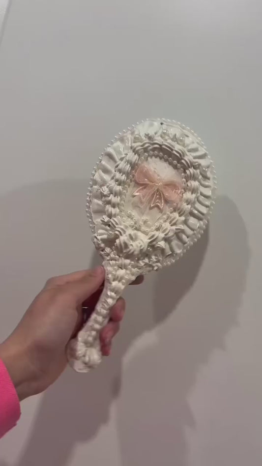 Vintage Cake Hand Mirror